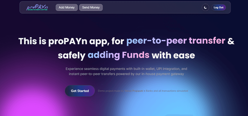proPAYn - A Digital Wallet